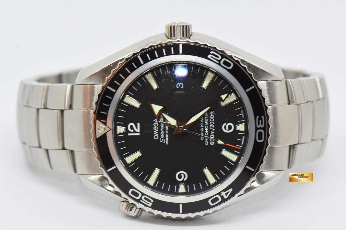 [SOLD] OMEGA SEAMASTER PLANET OCEAN 45.5mm BLACK AUTOMATIC 2200.5000 (MINT)