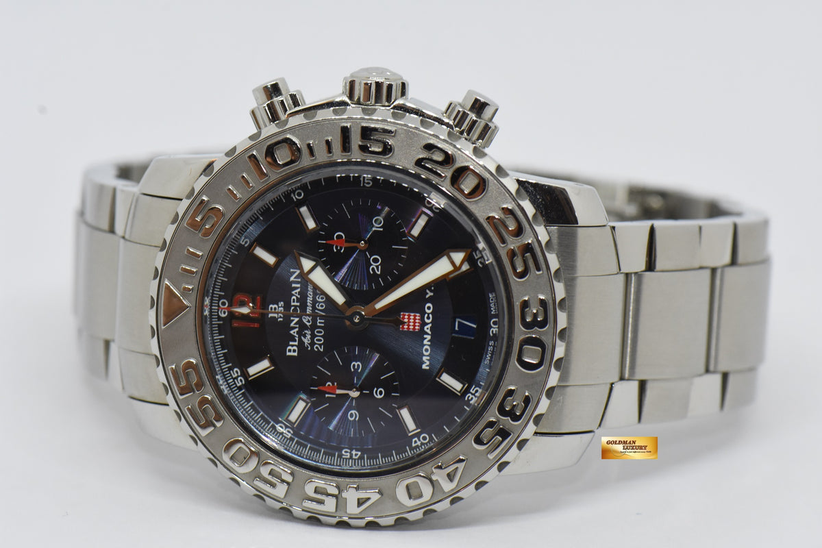 [SOLD] BLANCPAIN AIR COMMAND FLYBACK CHRONOGRAPH “MONACO YACHT-SHOW” LIMITED EDITION 150 pcs 2285F (MINT)