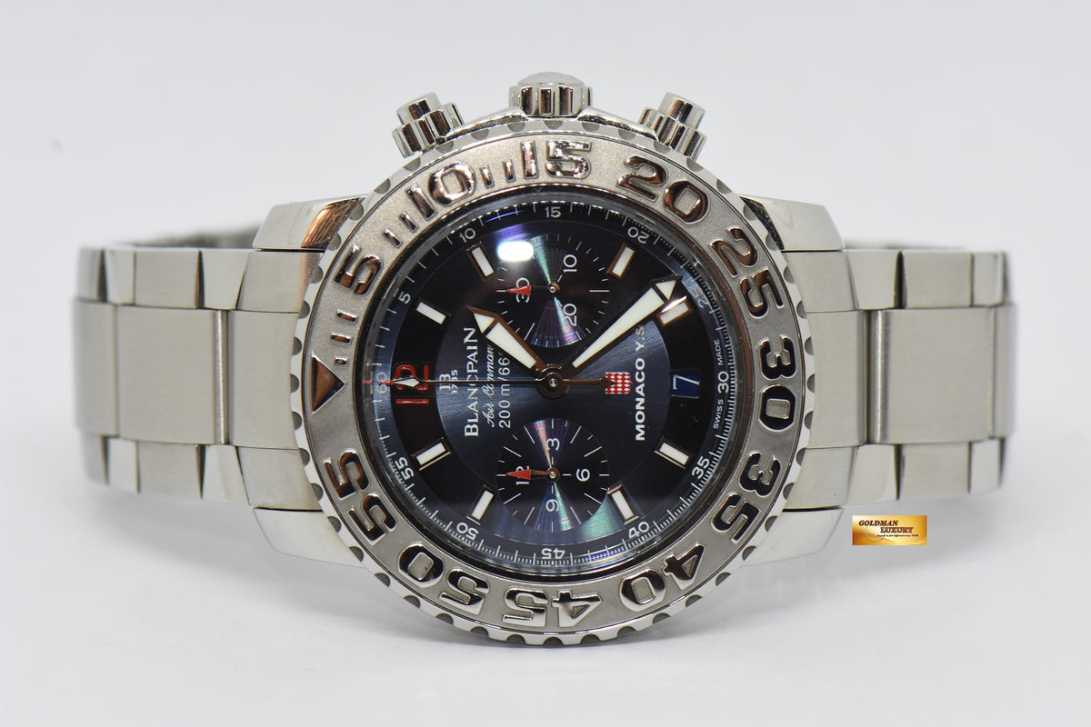 [SOLD] BLANCPAIN AIR COMMAND FLYBACK CHRONOGRAPH “MONACO YACHT-SHOW” LIMITED EDITION 150 pcs 2285F (MINT)