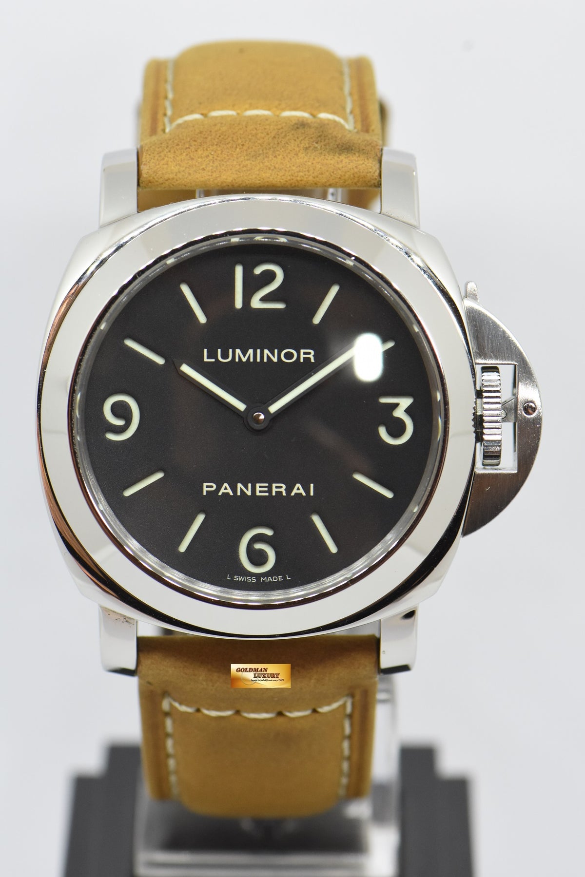 [SOLD] PANERAI LUMINOR HISTORIC BASE 44mm MANUAL PAM 112 (MINT)