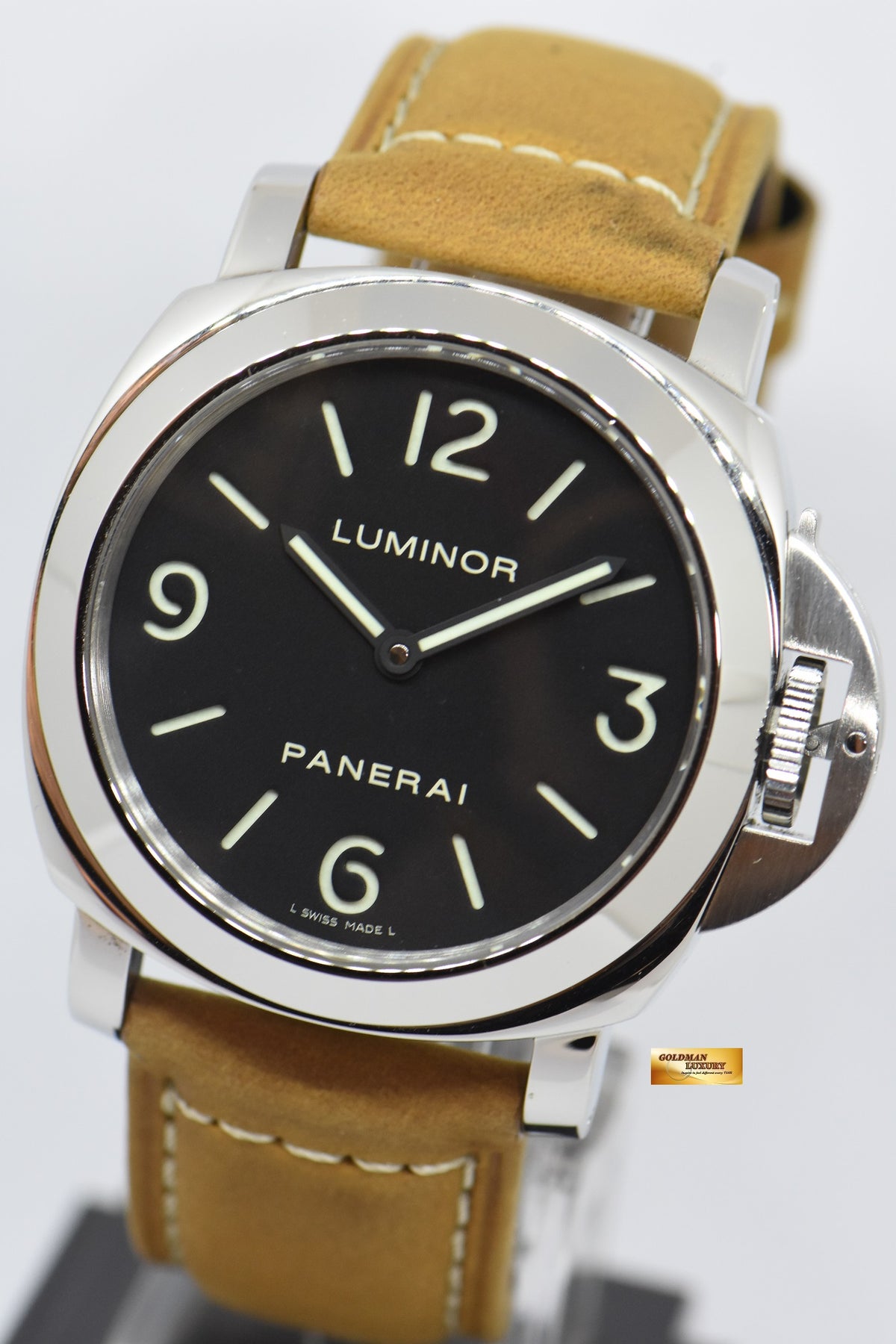 [SOLD] PANERAI LUMINOR HISTORIC BASE 44mm MANUAL PAM 112 (MINT)