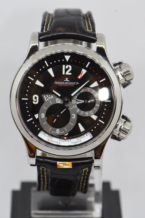 [SOLD] JLC MASTER COMPRESSOR GEOGRAPHIC 41mm WORLD TIME AUTOMATIC 146.8.83/1 (MINT)