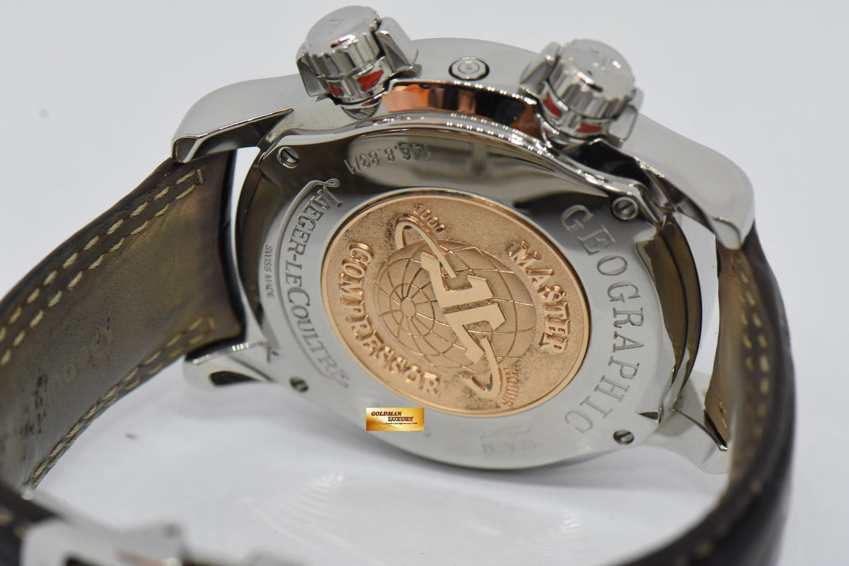 [SOLD] JLC MASTER COMPRESSOR GEOGRAPHIC 41mm WORLD TIME AUTOMATIC 146.8.83/1 (MINT)