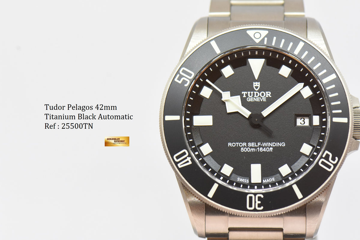 [SOLD] TUDOR PELAGOS 42mm TITANIUM BLACK AUTOMATIC 25500TN (NEAR MINT)