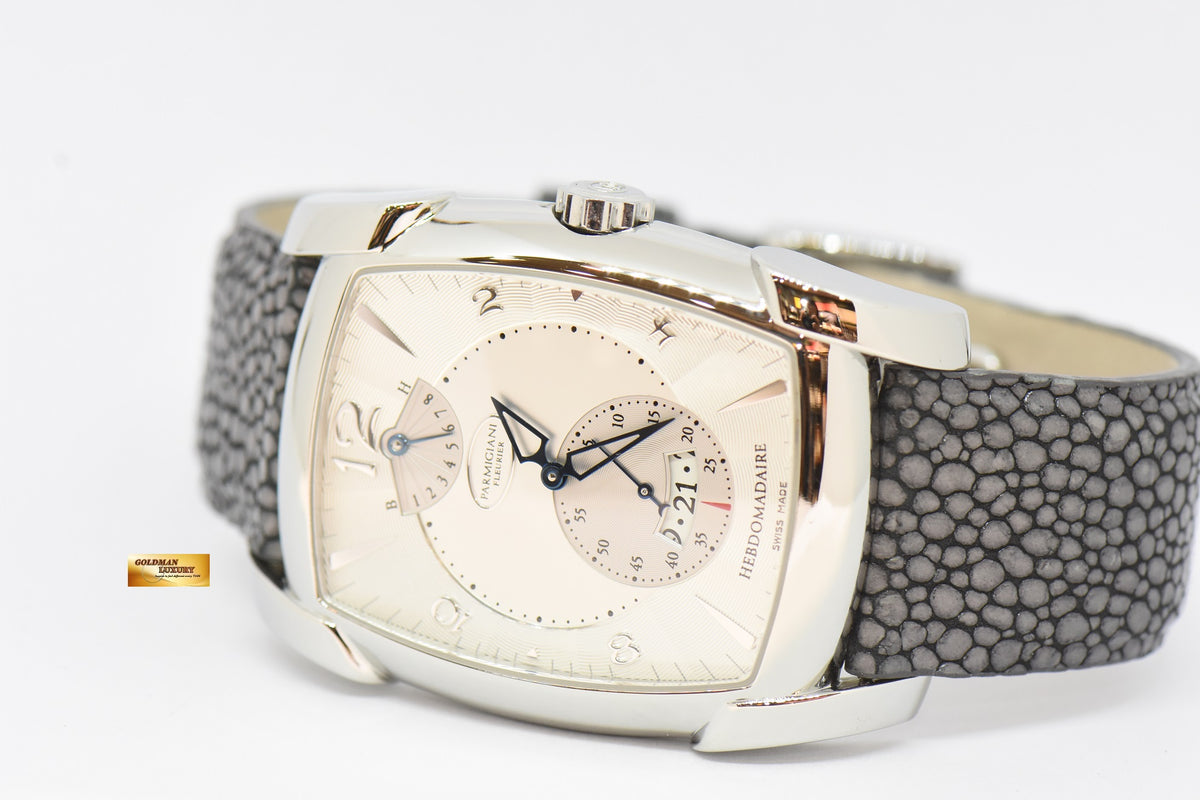 [SOLD] PARMIGIANI FLEURIER KALPA XL HEBDOMADAIRE STEEL 8-DAYS POWER RESERVE MANUAL WINDING PF-003518.01 (MINT)