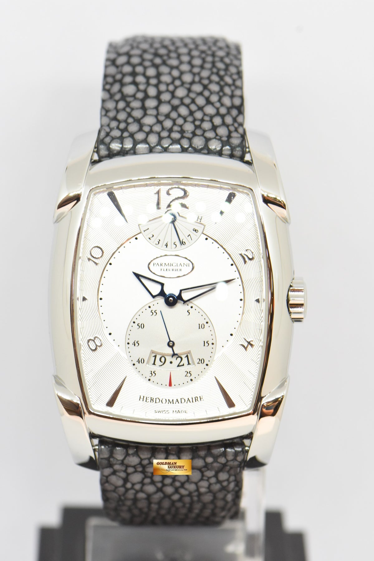 [SOLD] PARMIGIANI FLEURIER KALPA XL HEBDOMADAIRE STEEL 8-DAYS POWER RESERVE MANUAL WINDING PF-003518.01 (MINT)