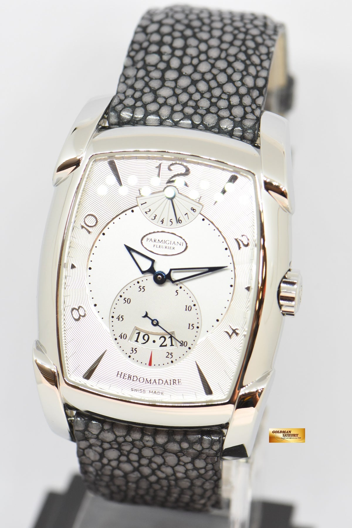 [SOLD] PARMIGIANI FLEURIER KALPA XL HEBDOMADAIRE STEEL 8-DAYS POWER RESERVE MANUAL WINDING PF-003518.01 (MINT)