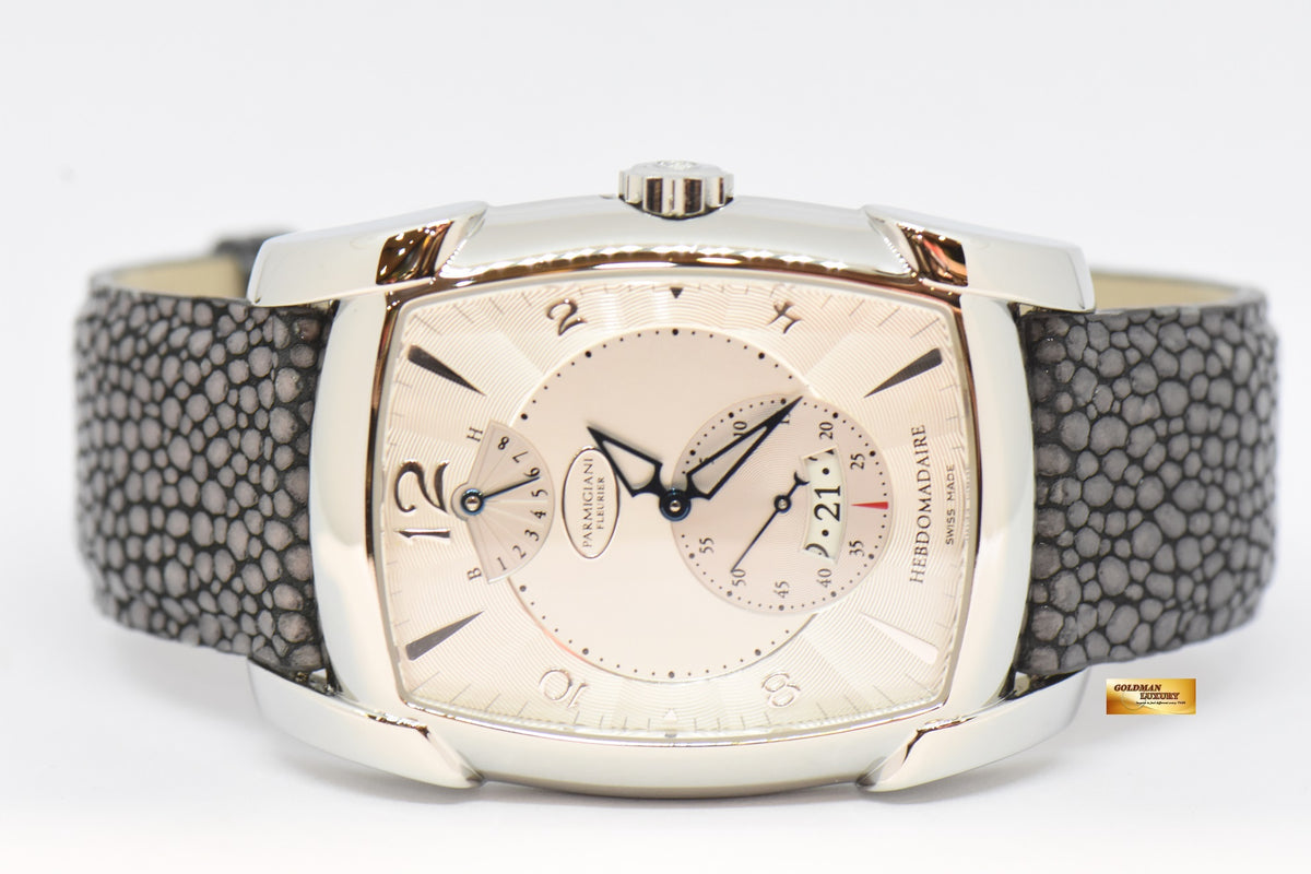 [SOLD] PARMIGIANI FLEURIER KALPA XL HEBDOMADAIRE STEEL 8-DAYS POWER RESERVE MANUAL WINDING PF-003518.01 (MINT)