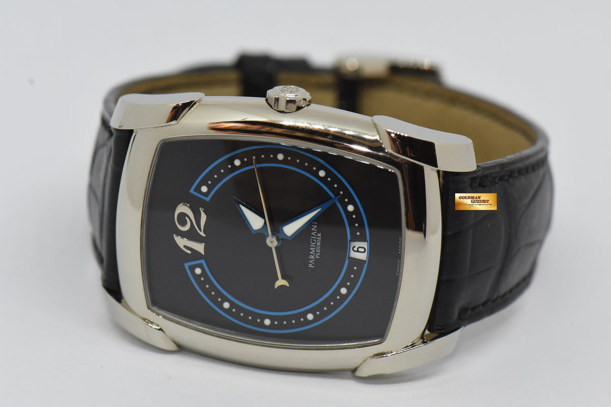 [SOLD] PARMIGIANI FLEURIER KALPA XL 18K WHITE GOLD AUTOMATIC BLACK (MINT)