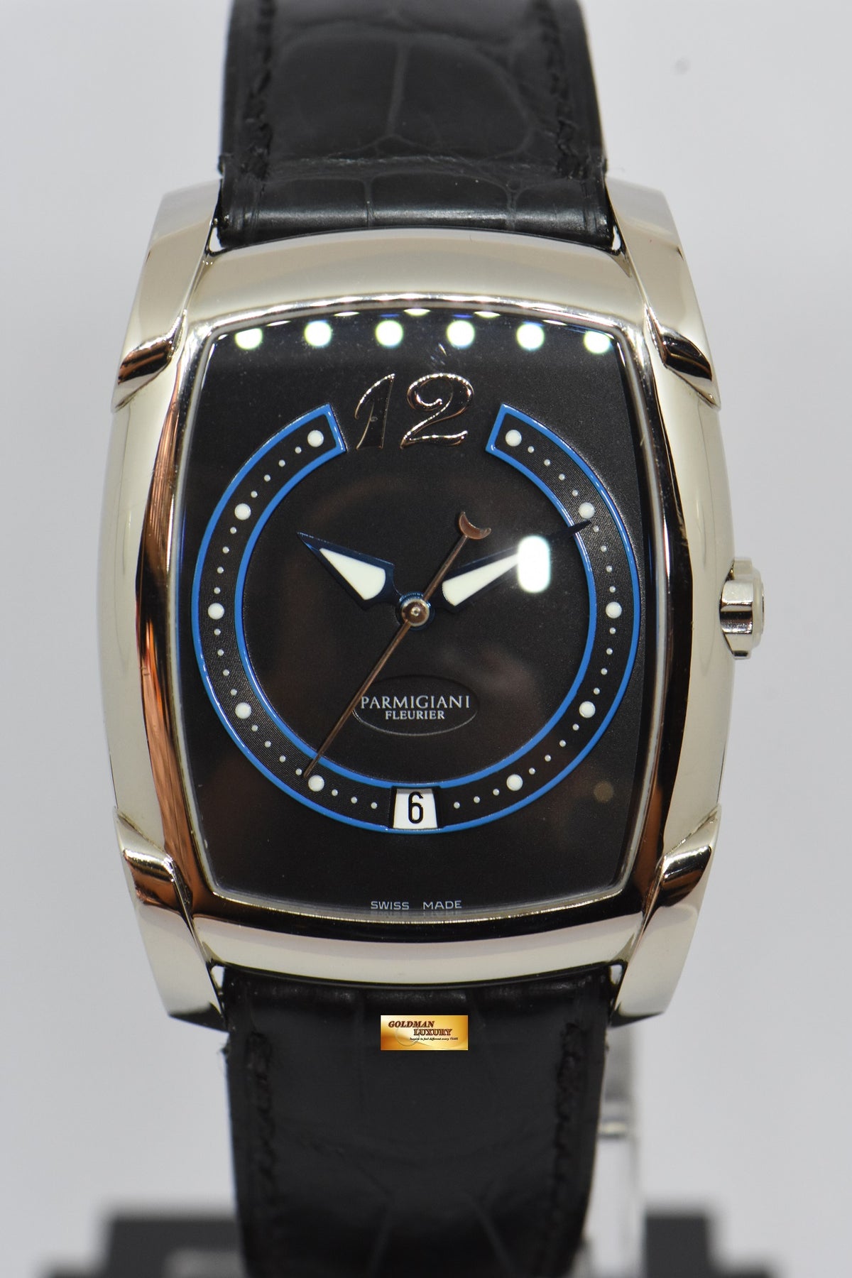 [SOLD] PARMIGIANI FLEURIER KALPA XL 18K WHITE GOLD AUTOMATIC BLACK (MINT)