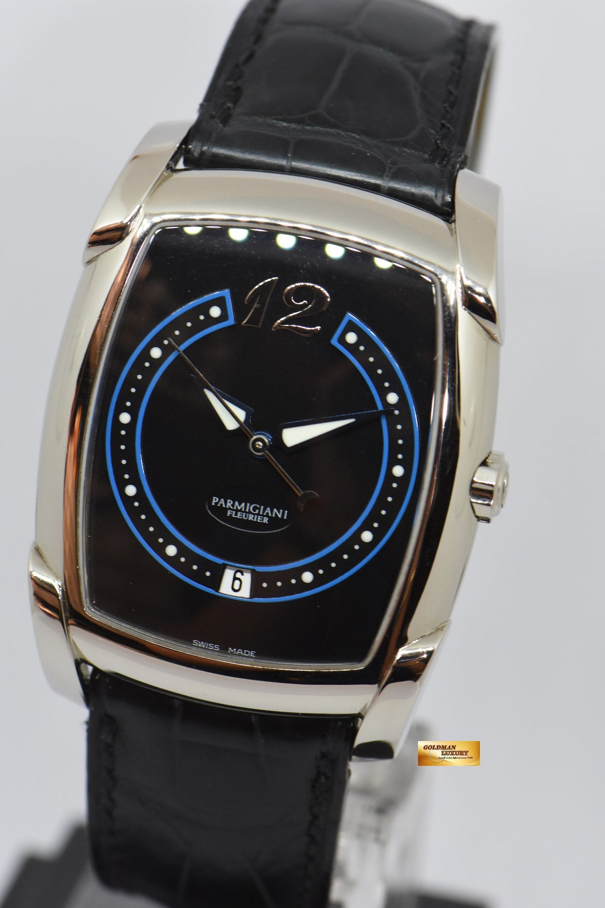 [SOLD] PARMIGIANI FLEURIER KALPA XL 18K WHITE GOLD AUTOMATIC BLACK (MINT)