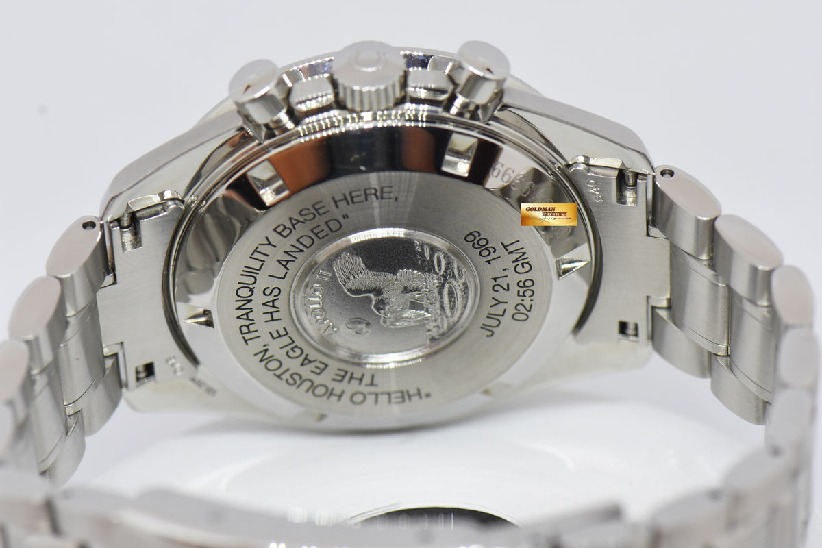 [SOLD] OMEGA SPEEDMASTER PROFESSIONAL APOLLO 11 30TH ANNIVERSARY MOON WATCH 42mm LIMITED EDITION of 9999 C.1861 MANUAL 3560.5000 (MINT)