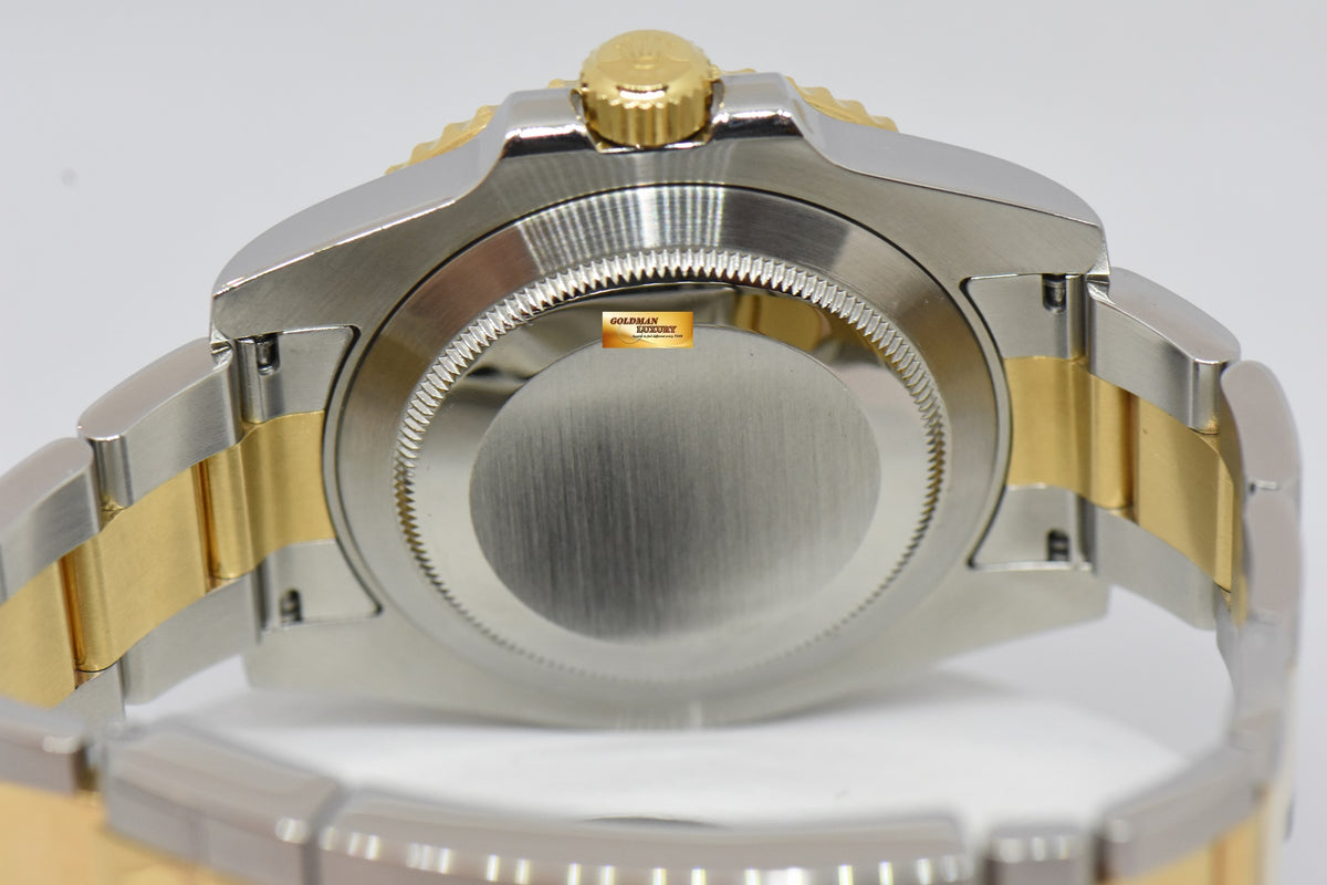 [SOLD] ROLEX OYSTER PERPETUAL SUBMARINER HALF-GOLD CERAMIC BLACK AUTOMATIC 116613LN (MINT)