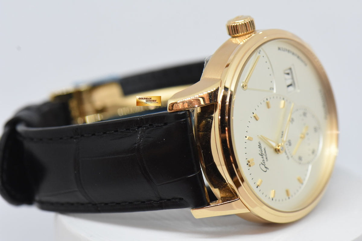 [SOLD] GLASHUTTE ORIGINAL PANORESERVE BIG DATE  18K ROSE GOLD 40mm MANUAL WINDING (NEW-UNWORN)