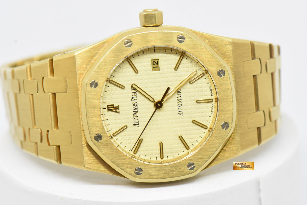[SOLD] AUDEMARS PIGUET ROYAL OAK 33mm 18K YELLOW GOLD AUTOMATIC 14790BA (MINT)