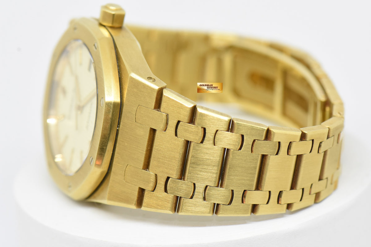 [SOLD] AUDEMARS PIGUET ROYAL OAK 33mm 18K YELLOW GOLD AUTOMATIC 14790BA (MINT)