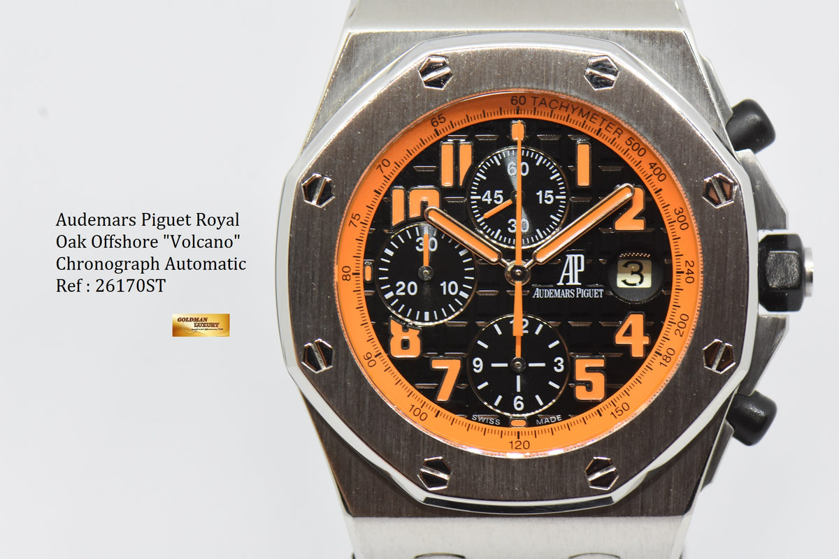 [SOLD] AUDEMARS PIGUET ROYAL OAK “VOLCANO” OFFHSORE 42mm SS CHRONOGRAPH AUTOMATIC 26170ST (MINT)