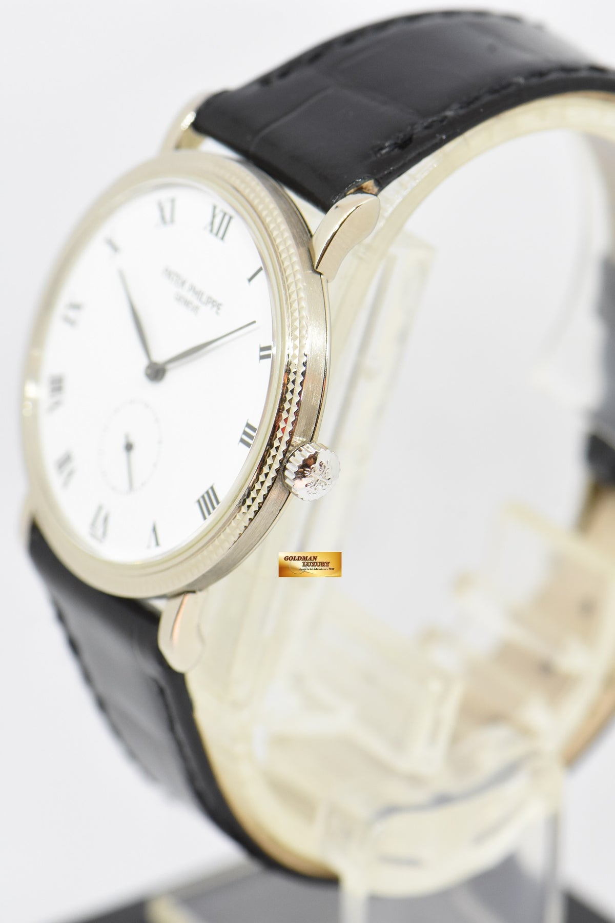 [SOLD] PATEK PHILIPPE CALATRAVA 33mm 18K WHITE GOLD MANUAL WINDING 3919G (MINT)