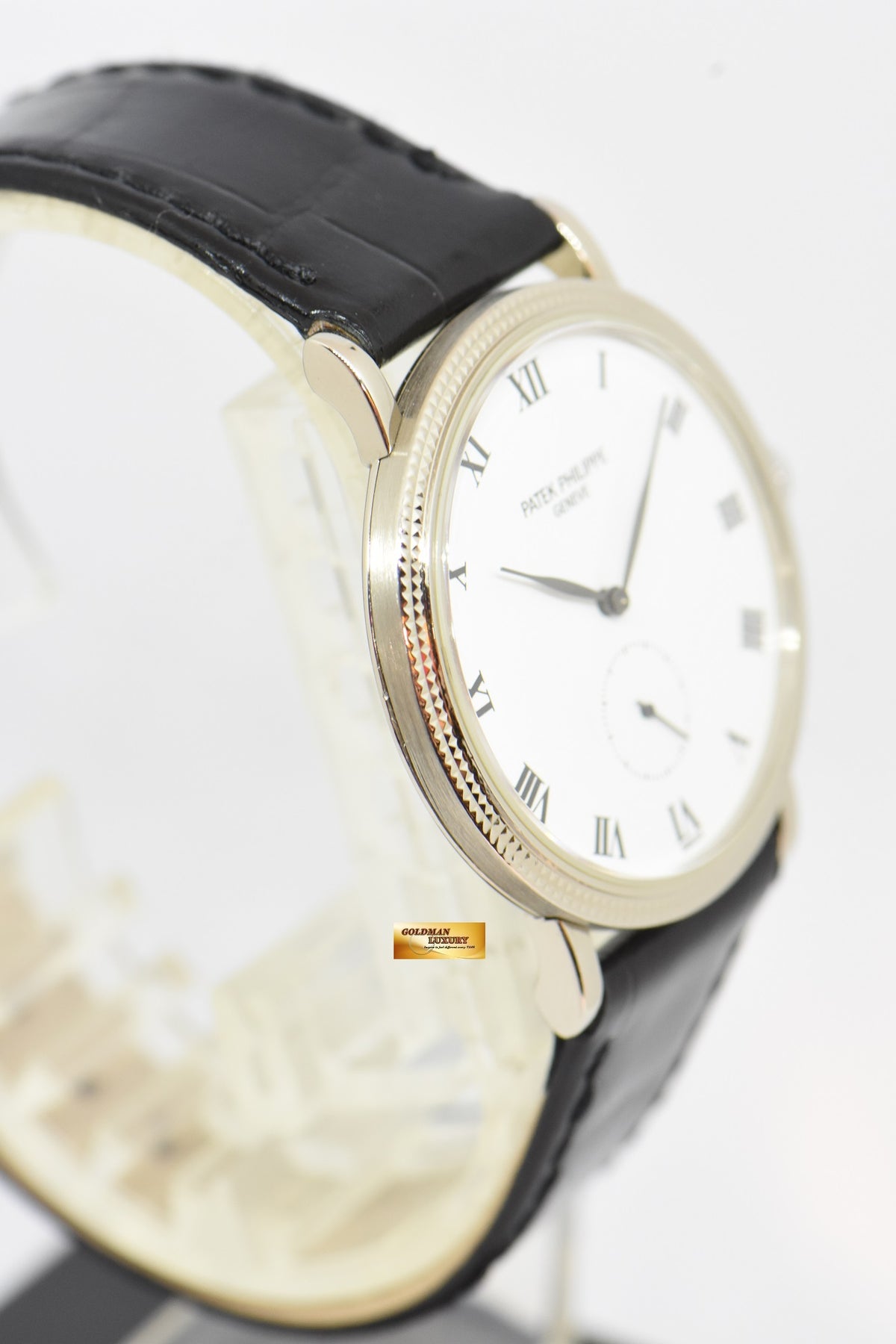 [SOLD] PATEK PHILIPPE CALATRAVA 33mm 18K WHITE GOLD MANUAL WINDING 3919G (MINT)