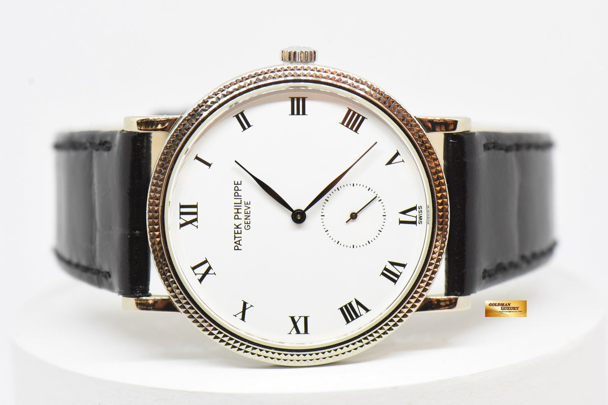 [SOLD] PATEK PHILIPPE CALATRAVA 33mm 18K WHITE GOLD MANUAL WINDING 3919G (MINT)