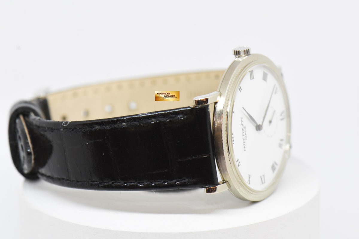 [SOLD] PATEK PHILIPPE CALATRAVA 33mm 18K WHITE GOLD MANUAL WINDING 3919G (MINT)