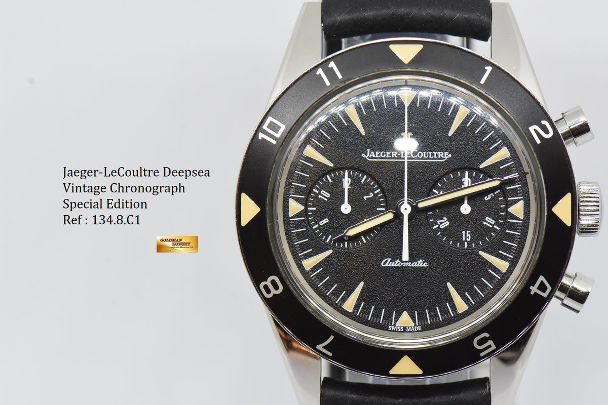 [SOLD] JAEGER-LeCOULTRE VINTAGE DEEPSEA CHRONOGRAPH 40mm SPECIAL EDITION 134.8.C1 (MINT)