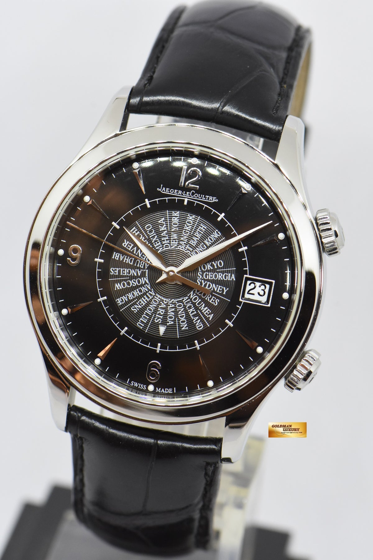 [SOLD] JAEGER-LeCOULTRE MASTER CONTROL MEMOVOX 40mm ALARM AUTOMATIC LIMITED EDITION OF 750pcs 174.8.96 (MINT)