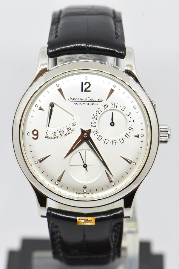 [SOLD] JAEGER-LeCOULTRE RESERVE De MARCHE 37mm  AUTOMATIC 140.8.38.S (See-thru Caseback) (MINT)