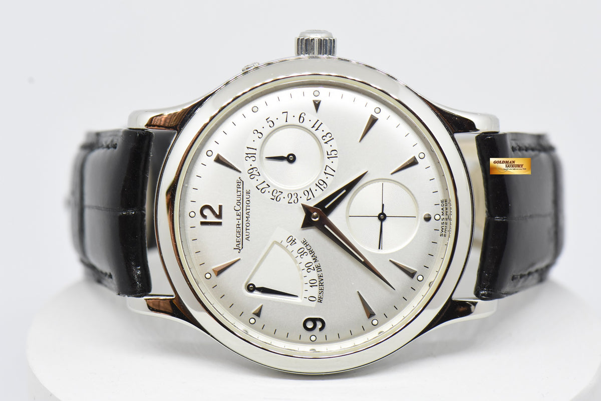 [SOLD] JAEGER-LeCOULTRE RESERVE De MARCHE 37mm  AUTOMATIC 140.8.38.S (See-thru Caseback) (MINT)