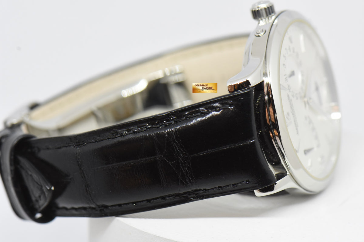 [SOLD] JAEGER-LeCOULTRE RESERVE De MARCHE 37mm  AUTOMATIC 140.8.38.S (See-thru Caseback) (MINT)