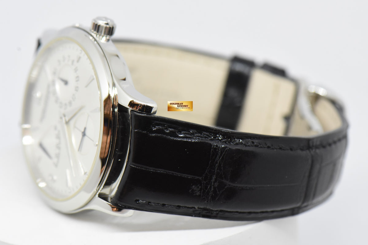 [SOLD] JAEGER-LeCOULTRE RESERVE De MARCHE 37mm  AUTOMATIC 140.8.38.S (See-thru Caseback) (MINT)
