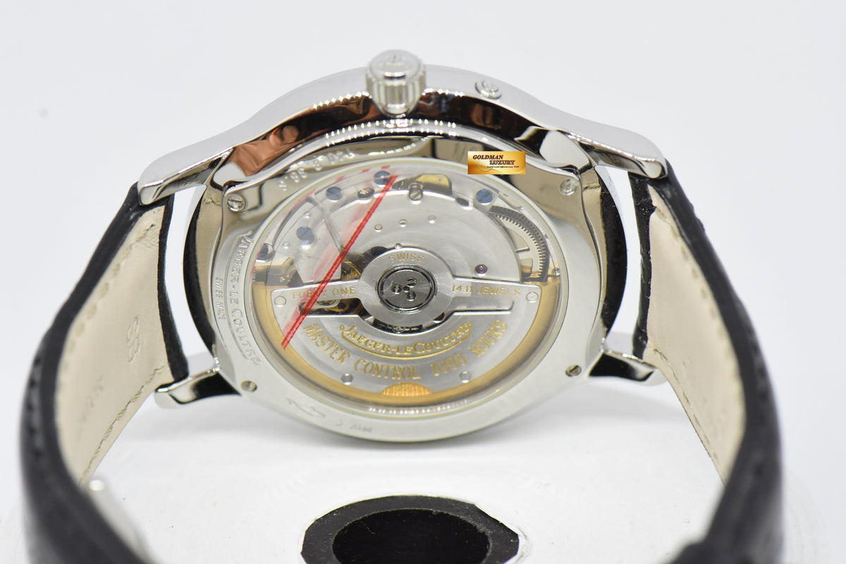 [SOLD] JAEGER-LeCOULTRE RESERVE De MARCHE 37mm  AUTOMATIC 140.8.38.S (See-thru Caseback) (MINT)