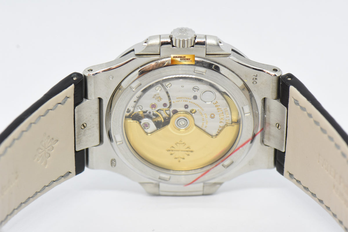 [SOLD] PATEK PHILIPPE NAUTILUS 40mm 18K WHITE GOLD GREY DIAL AUTOMATIC 5711/1G (MINT)