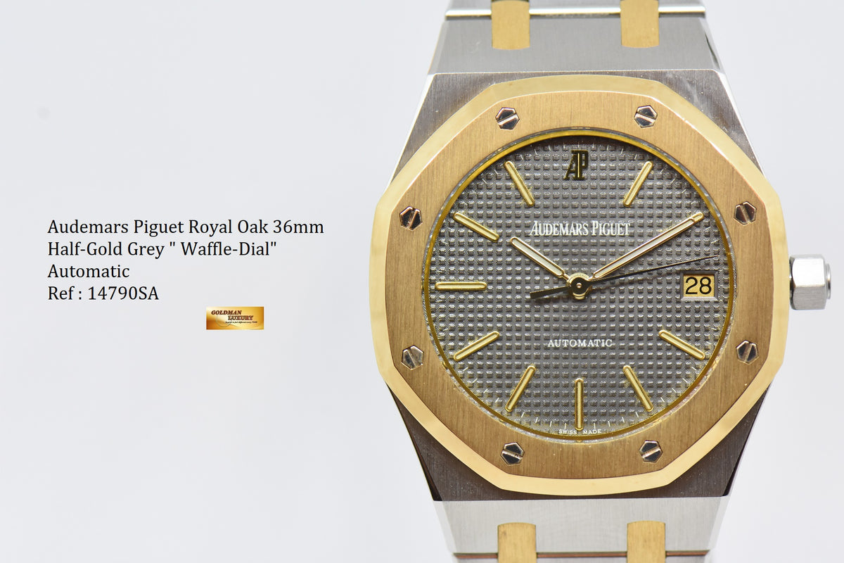 [SOLD] AUDEMARS PIGUET ROYAL OAK 36mm HALF-GOLD AUTOMATIC 14790SA (LNIB)