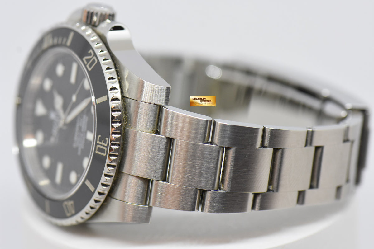 [SOLD] ROLEX OYSTER PERPETUAL SUBMARINER NO-DATE 40mm CERAMIC BEZEL 114060 (MINT)
