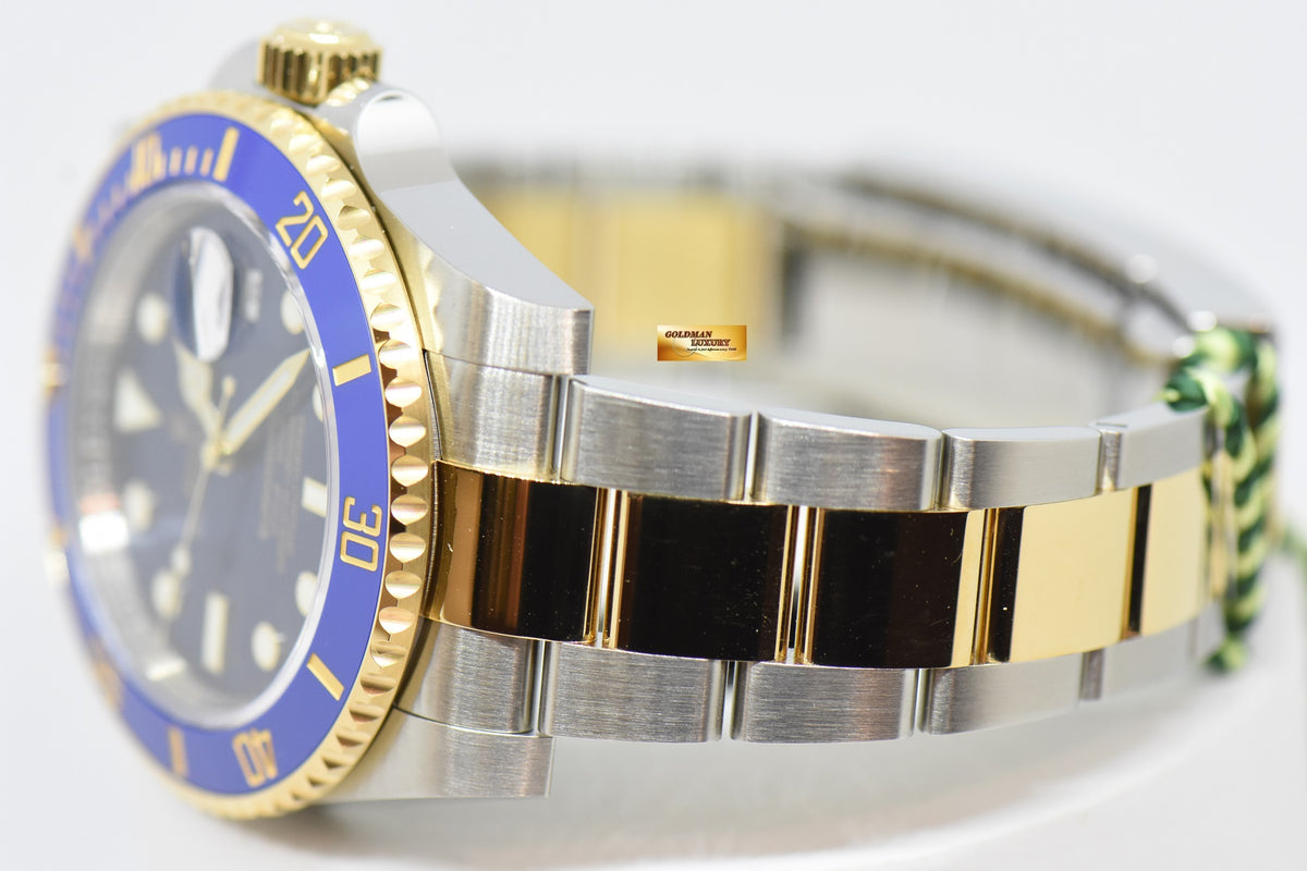 [SOLD] ROLEX OYSTER PERPETUAL SUBMARINER HALF-GOLD CERAMIC BLUE AUTOMATIC 116613LB (NEW-UNWORN)