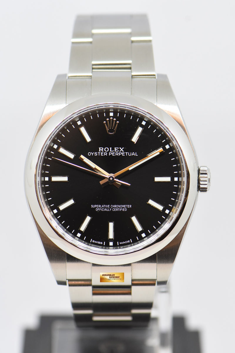 Oyster perpetual 39mm black discount