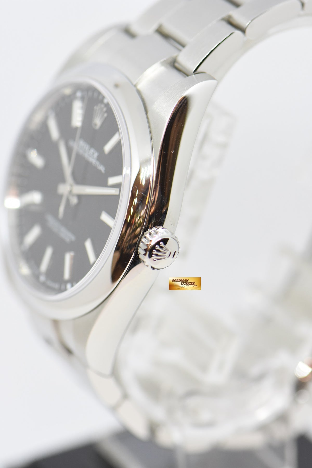 [SOLD] ROLEX OYSTER PERPETUAL 39 STAINLESS STEEL BLACK DIAL 114300 (NEW-UNWORN)