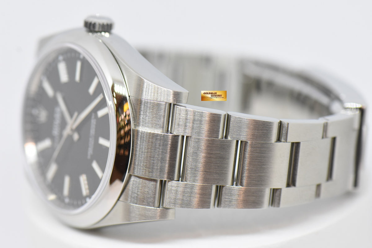 [SOLD] ROLEX OYSTER PERPETUAL 39 STAINLESS STEEL BLACK DIAL 114300 (NEW-UNWORN)