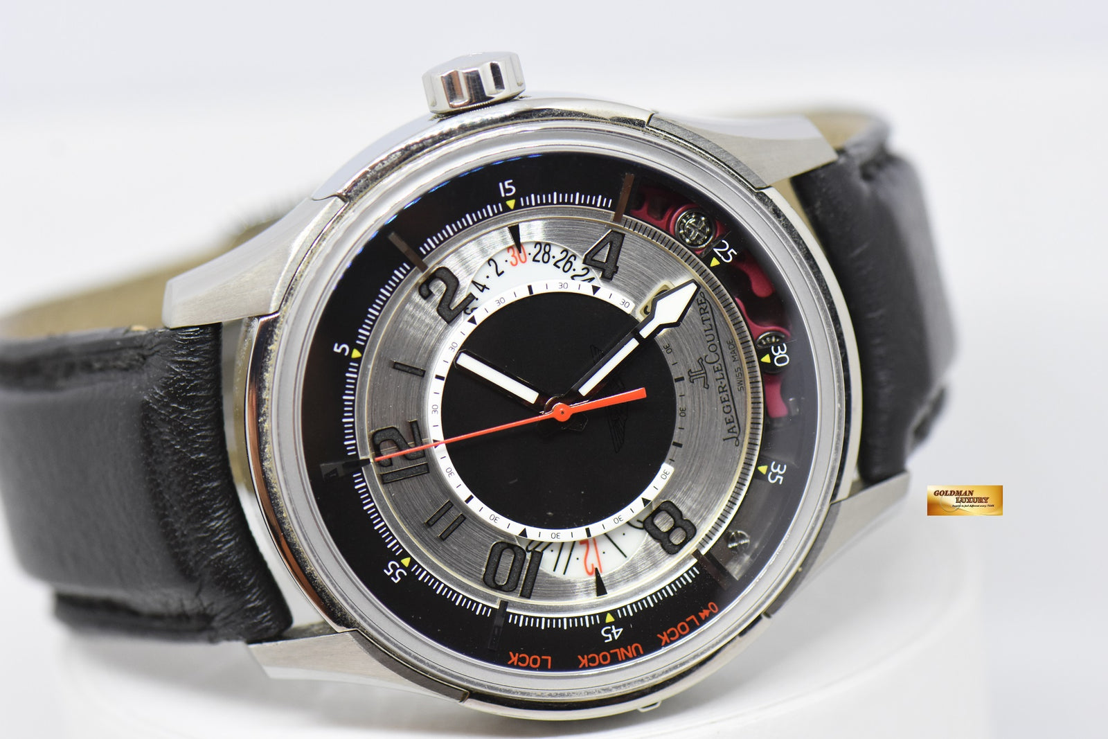 JAEGER LeCOULTRE ASTON MARTIN AMVOX 2 CHRONOGRAPH STEEL 43mm AUTOMATIC Goldman Luxury