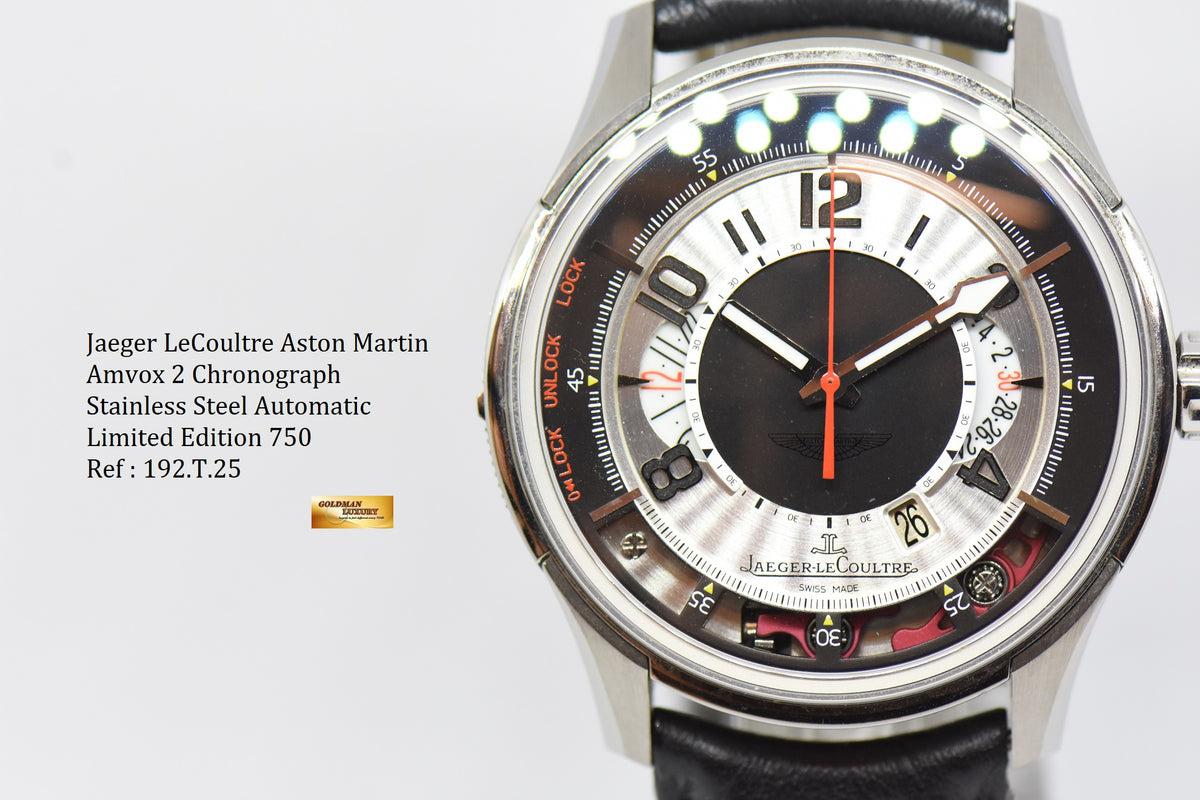 [SOLD] JAEGER-LeCOULTRE ASTON MARTIN AMVOX 2 CHRONOGRAPH STEEL 43mm AUTOMATIC 192.T.25 (MINT)