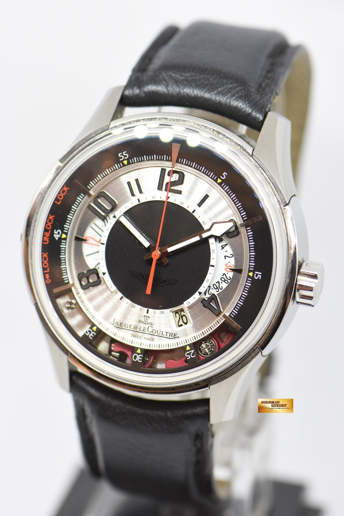 [SOLD] JAEGER-LeCOULTRE ASTON MARTIN AMVOX 2 CHRONOGRAPH STEEL 43mm AUTOMATIC 192.T.25 (MINT)