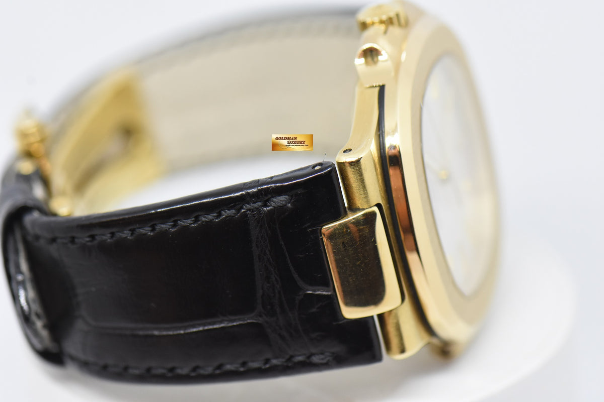 [SOLD] PATEK PHILIPPE NAUTILUS 40mm 18K YELLOW GOLD SILVER DIAL AUTOMATIC 5711/1J (MINT)