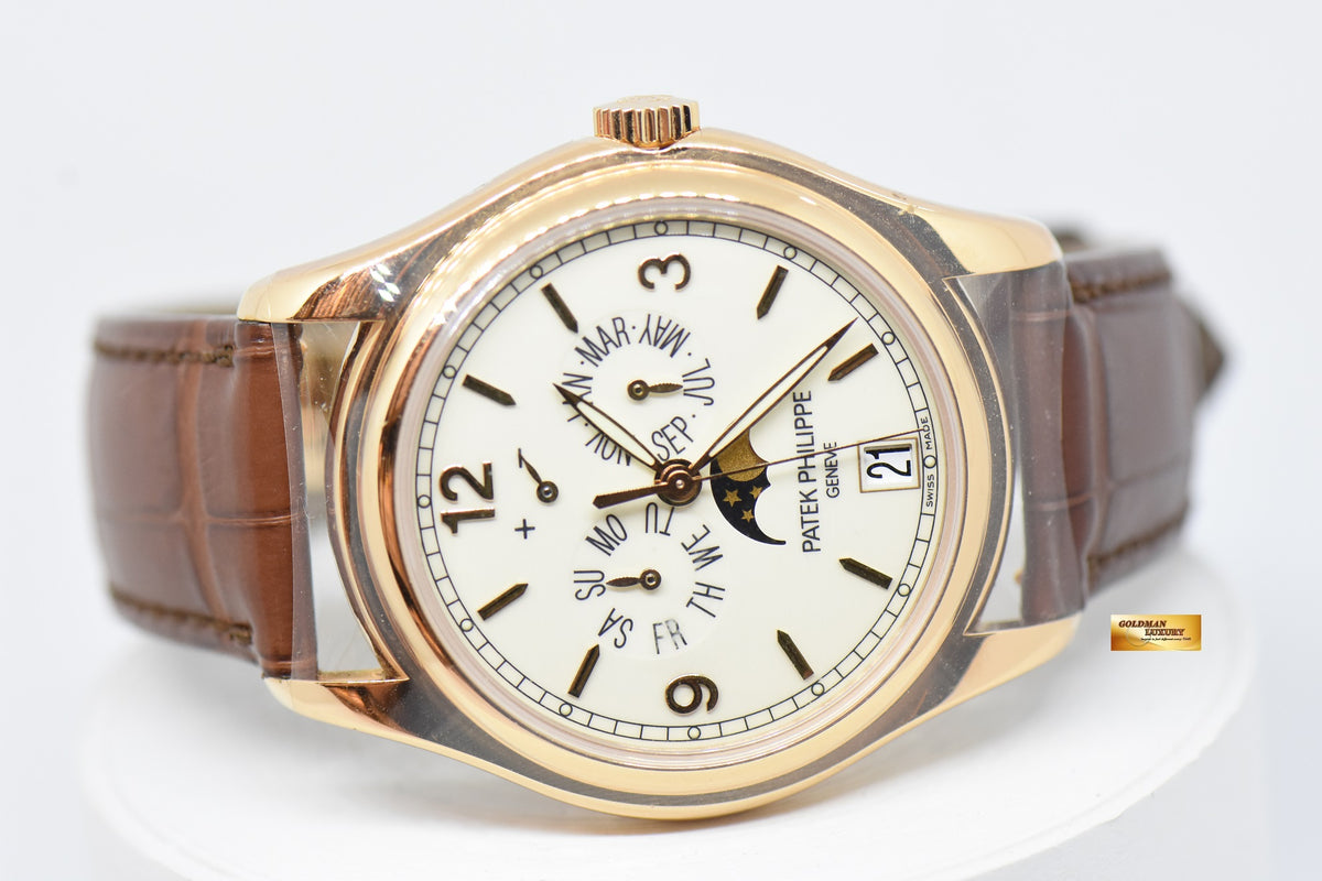 [SOLD] PATEK PHILIPPE COMPLICATIONS ANNUAL CALENDAR MOON-PHASE w/ POWER RESERVE 18K ROSE GOLD AUTOMATIC 5146R (NEW-UNWORN)