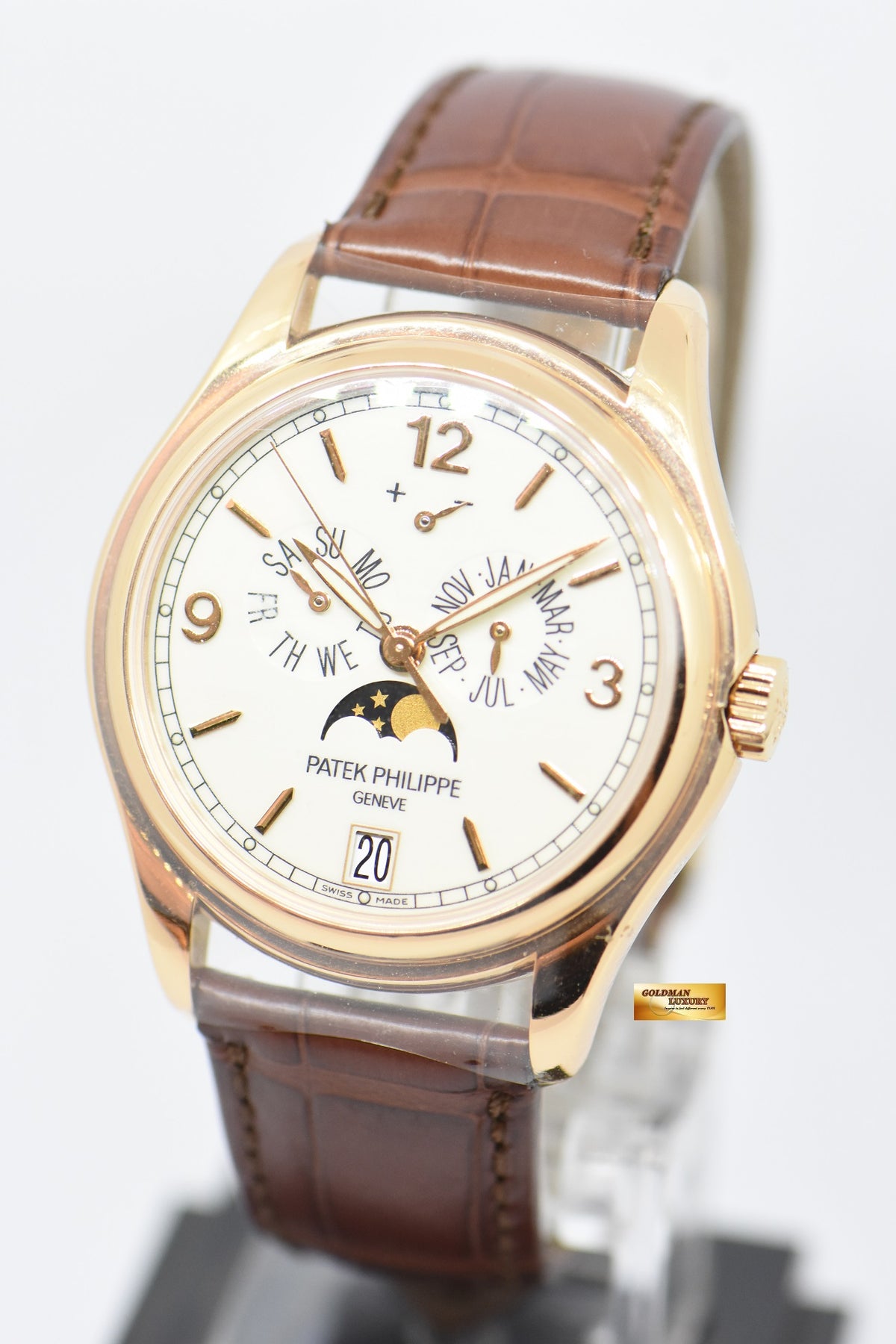 [SOLD] PATEK PHILIPPE COMPLICATIONS ANNUAL CALENDAR MOON-PHASE w/ POWER RESERVE 18K ROSE GOLD AUTOMATIC 5146R (NEW-UNWORN)