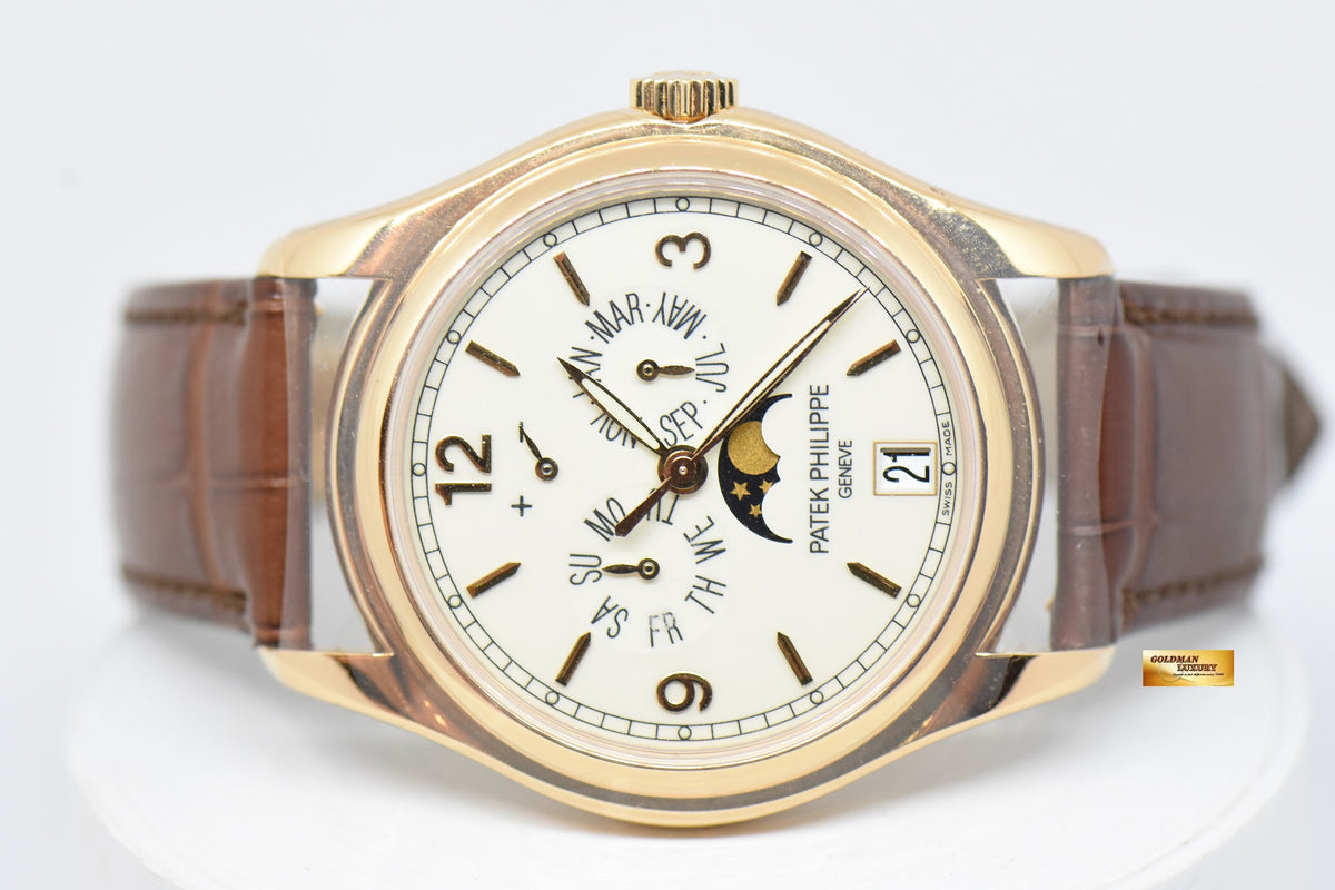 [SOLD] PATEK PHILIPPE COMPLICATIONS ANNUAL CALENDAR MOON-PHASE w/ POWER RESERVE 18K ROSE GOLD AUTOMATIC 5146R (NEW-UNWORN)