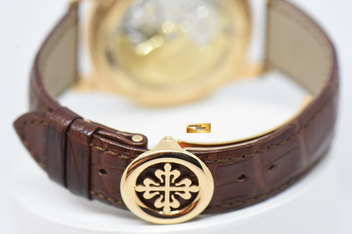 [SOLD] PATEK PHILIPPE COMPLICATIONS ANNUAL CALENDAR MOON-PHASE w/ POWER RESERVE 18K ROSE GOLD AUTOMATIC 5146R (NEW-UNWORN)