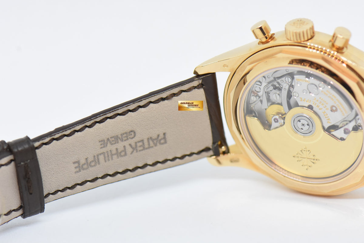 [SOLD] PATEK PHILIPPE COMPLICATIONS ANNUAL CALENDAR FLYBACK CHRONOGRAPH w/ POWER RESERVE 18K ROSE GOLD AUTOMATIC 5960R (NEW OLD STOCK)