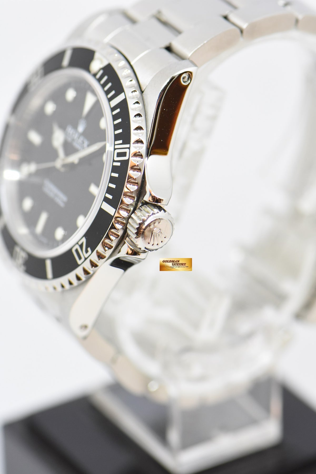 [SOLD] ROLEX OYSTER PERPETUAL SUBMARINER NO-DATE 40mm 2 LINERS BLACK 14060 (MINT)