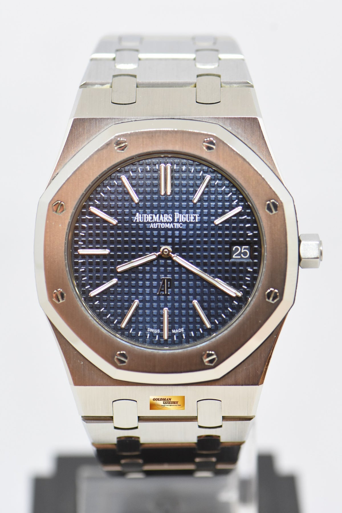 [SOLD] AUDEMARS PIGUET ROYAL OAK JUMBO ULTRA THIN 39mm BLUE AUTOMATIC 15202ST (NEAR MINT) (UNPOLISHED)